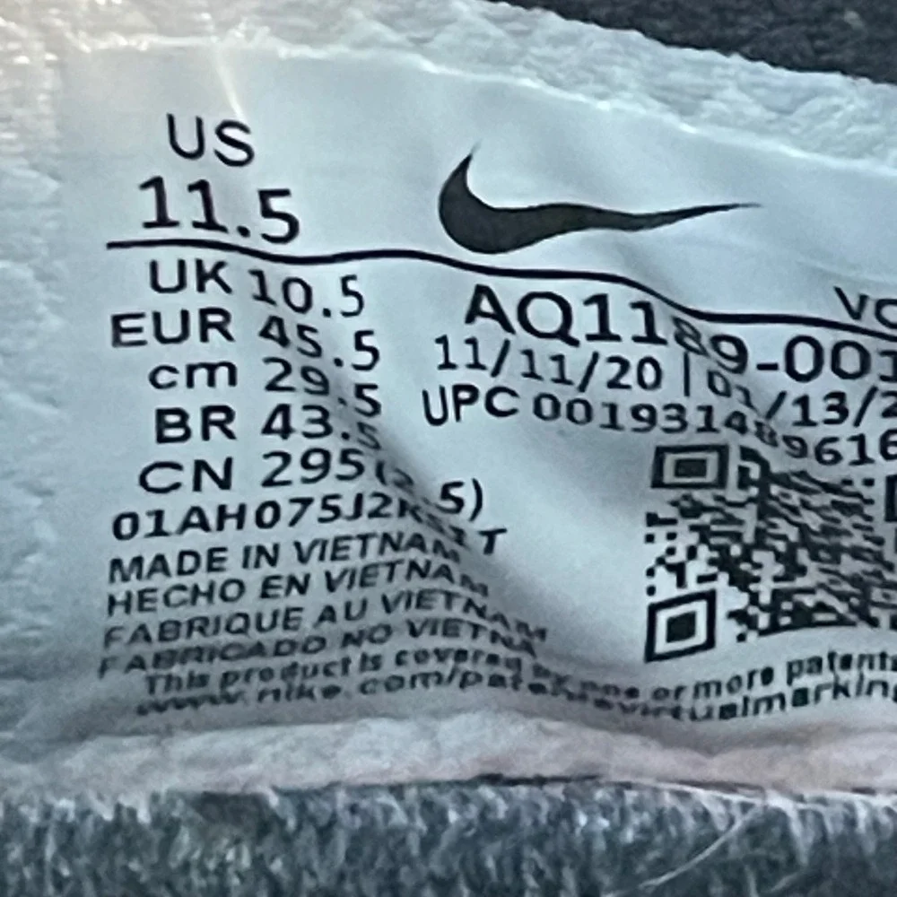 Nike mens size